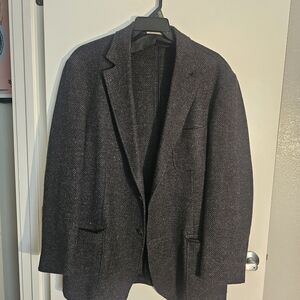 Orvis Charcoal Herringbone Wool Sport Coat